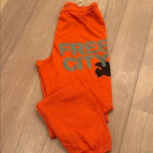 freecity Orange Sweatpants